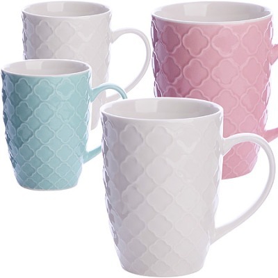 Набор кружек 4шт/упак 340мл...