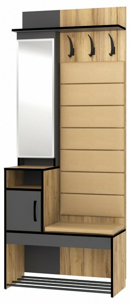 Фото Вешалка с тумбой Ольга-лофт 1 MBW_100980 - интернет-магазин МегаТерем в Москве