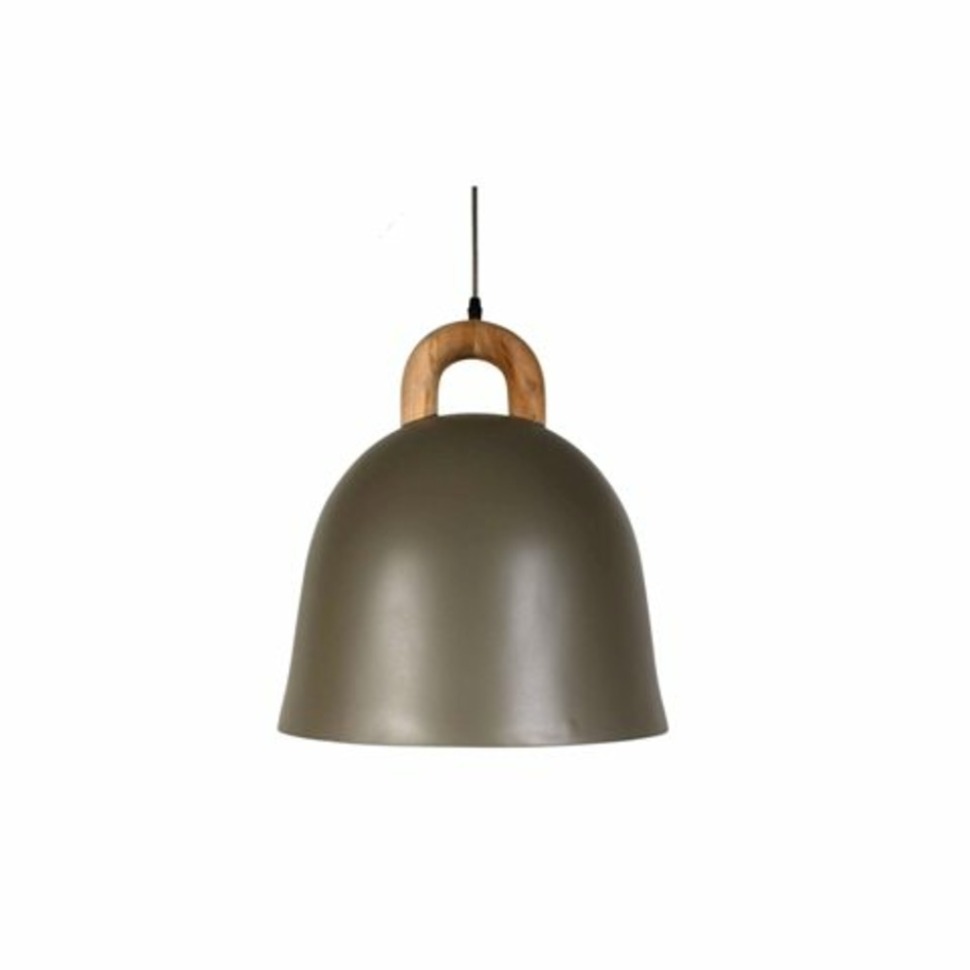 Фото Люстра Тонга TongaHangingLamp, массив тика, стекловолокно, green, ROOMERS FURNITURE - интернет-магазин МегаТерем в Москве