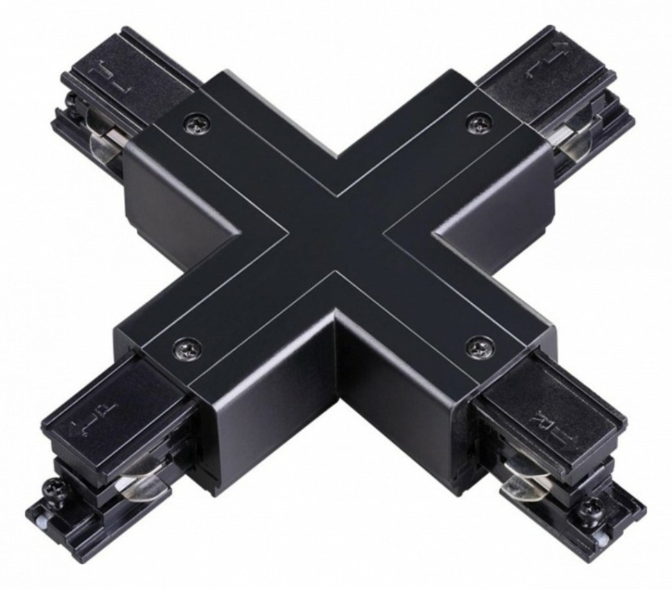 Фото Соединитель X-образный для треков Novotech Port 135053 NV_135053 - интернет-магазин МегаТерем в Москве