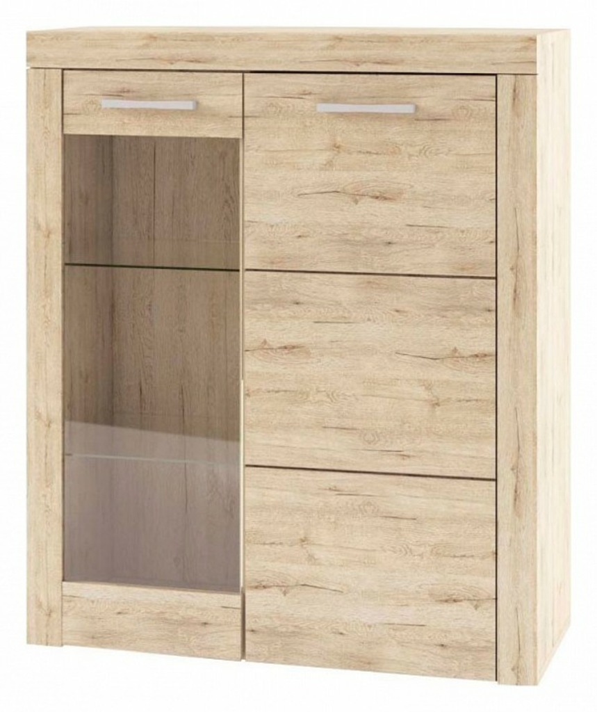 Фото Тумба-витрина Oskar 1V1D ANR_643687 - интернет-магазин МегаТерем в Москве