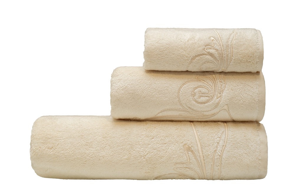 Фото Полотенце Лирика модал экрю 30*50 (TT-00015212) - интернет-магазин МегаТерем в Москве