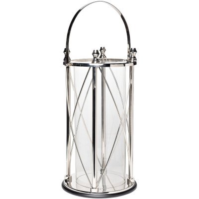 Подсвечник нерж. сталь/стек...