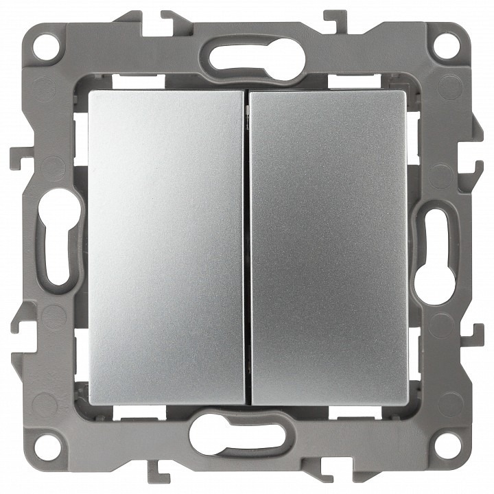 Фото Переключатель перекрестный двухклавишный без рамки Эра Эра 12 12-1112-03 ER_B0065294 - интернет-магазин МегаТерем в Москве