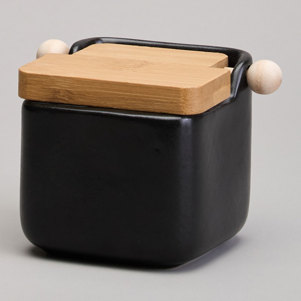 Фото Банка для сыпучих продуктов 11*9*7,5 см, 200 мл Lefard (155-812) - интернет-магазин МегаТерем в Москве