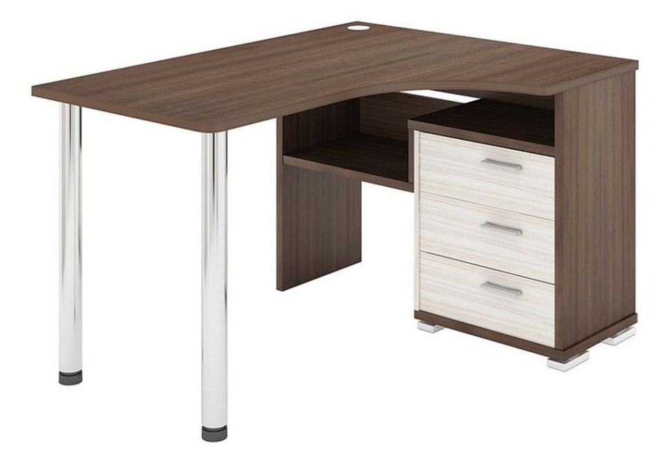 Фото Стол письменный Домино СР-132С-130 MER_SR-132S_SHK-PRAV - интернет-магазин МегаТерем в Москве