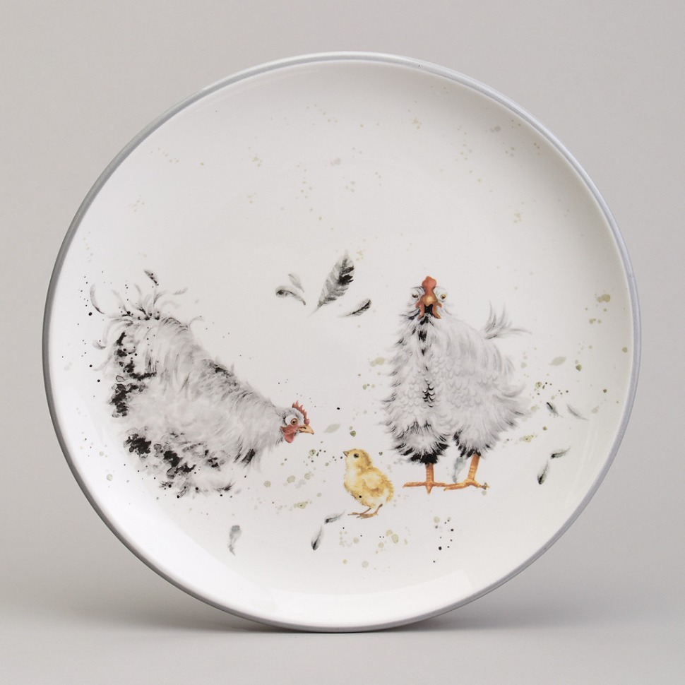 Фото Тарелка закусочная lefard funny hens 21*2,5 см (358-2298)  - интернет-магазин МегаТерем в Москве