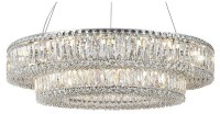 Подвесная люстра Newport 8450 8450+28/S chrome NWP_M0070080