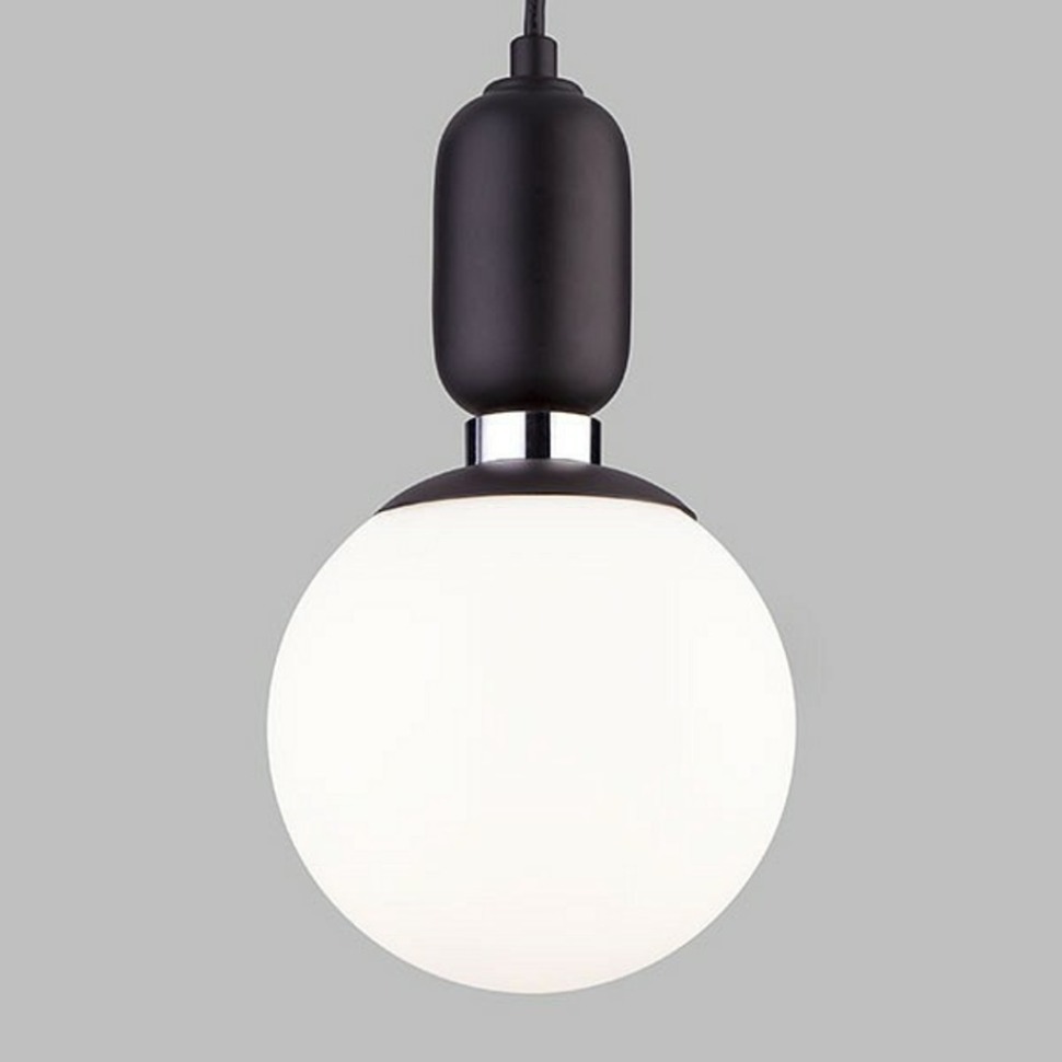 Фото Подвесной светильник Eurosvet Bubble 50151/1 черный EV_86017 - интернет-магазин МегаТерем в Москве