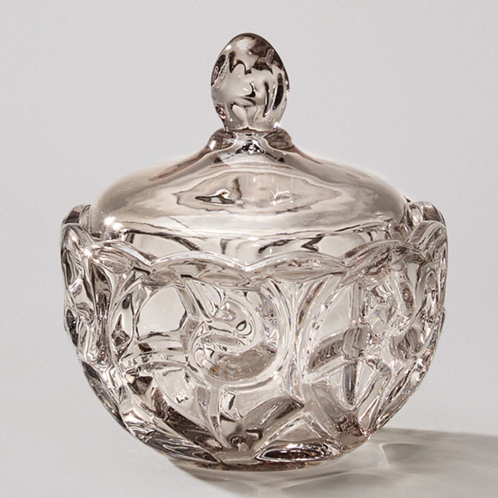 Фото Блюдо с крышкой elegia smoky 12х12 см Lefard (695-079) - интернет-магазин МегаТерем в Москве