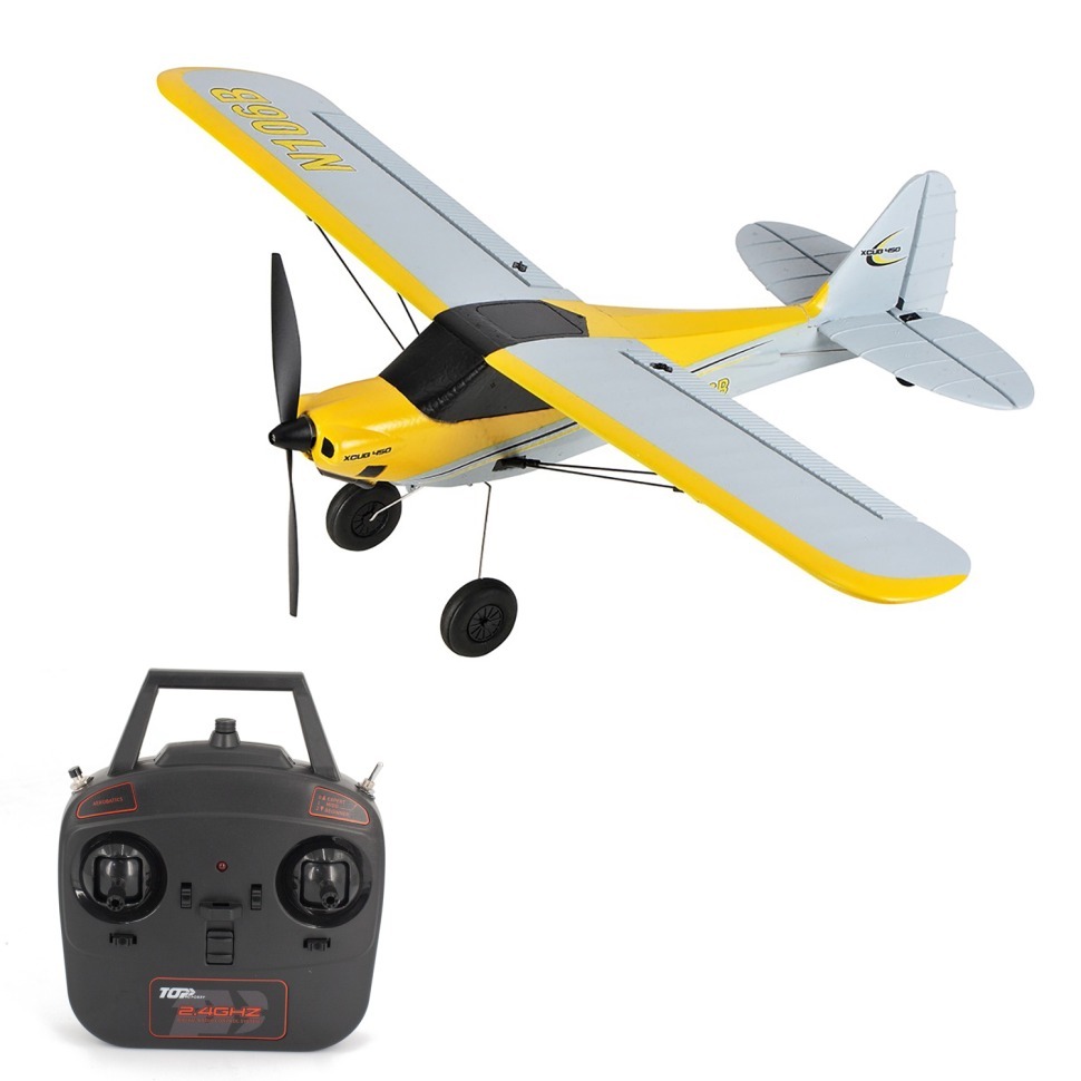 Фото Радиоуправляемый самолет Top RC 450mm Mini Xcub with Gyro RTF (TOP106B01) - интернет-магазин МегаТерем в Москве
