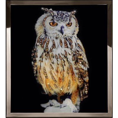 Картина Сова мини с кристал...