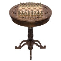 Стол ломберный шахматный "Круг Света", Haleyan (33053)