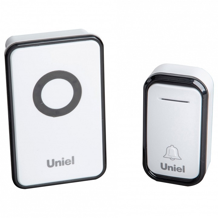 Фото Звонок беспроводной Uniel UDB-094W UL-00011365 UL_UL-00011365 - интернет-магазин МегаТерем в Москве