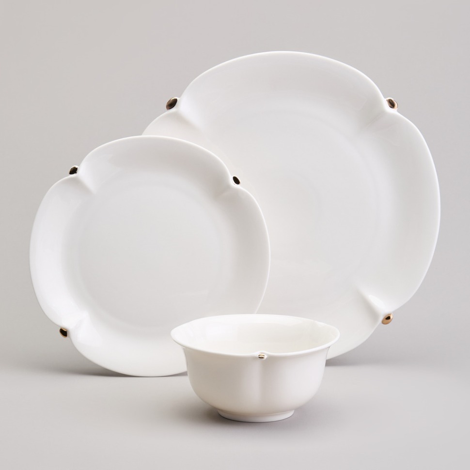 Фото Набор для завтрака 3 пр. lefard sunday золотой (359-911)  - интернет-магазин МегаТерем в Москве