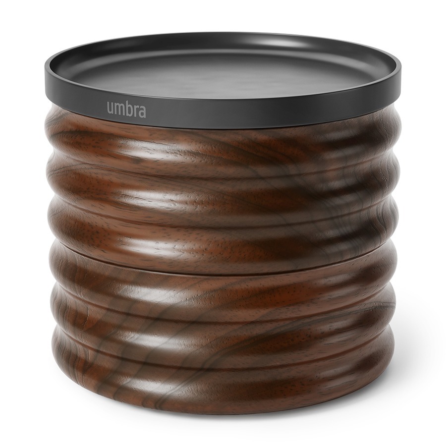 Фото Шкатулка для украшений tesora, черный орех (79977) - интернет-магазин МегаТерем в Москве