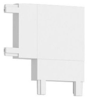 Фото Соединитель угловой L-образный для треков накладных Aployt Magnetic track 48 APL.0181.10.04 AP_APL.0181.10.04 - интернет-магазин МегаТерем в Москве