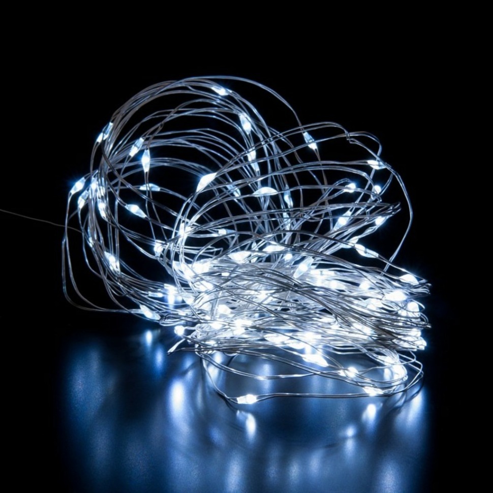 Фото Гирлянда Нить Eurosvet Роса 400-008 белый EV_a056041 - интернет-магазин МегаТерем в Москве