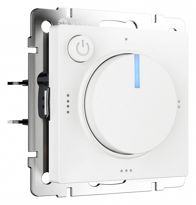 Фото Терморегулятор электромеханический для теплого пола Werkel белый матовый W1151161 WRK_a062404 - интернет-магазин МегаТерем в Москве
