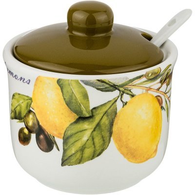 Сахарница с ложкой agness л...