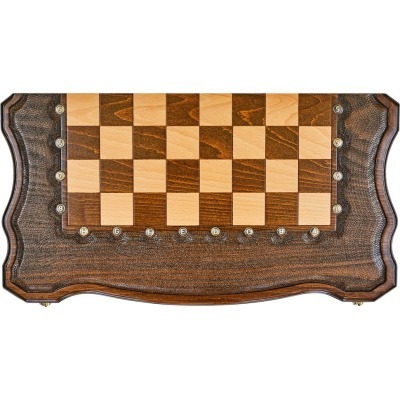 Шахматы + нарды резные Гамб...