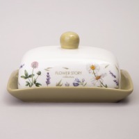 Масленка agness "flower story" 17*12,5*8,5 см (358-2175) 