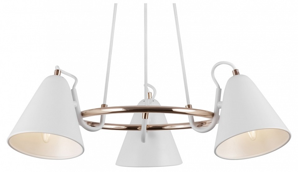 Фото Подвесная люстра Freya  FR8001PL-03WG MY_FR8001PL-03WG - интернет-магазин МегаТерем в Москве