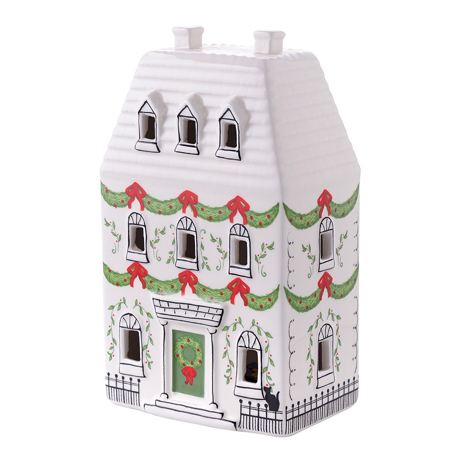 Фото Домик с подсветкой olgod из коллекции new year essential, 19см (79420) - интернет-магазин МегаТерем в Москве