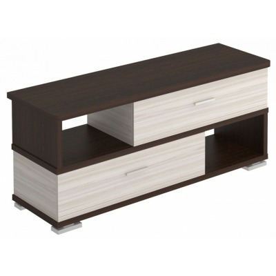 Тумба комбинированная Домино СБ-40/2-ПВК MER_SB-40-2-PVK-zakruglenaya-VK