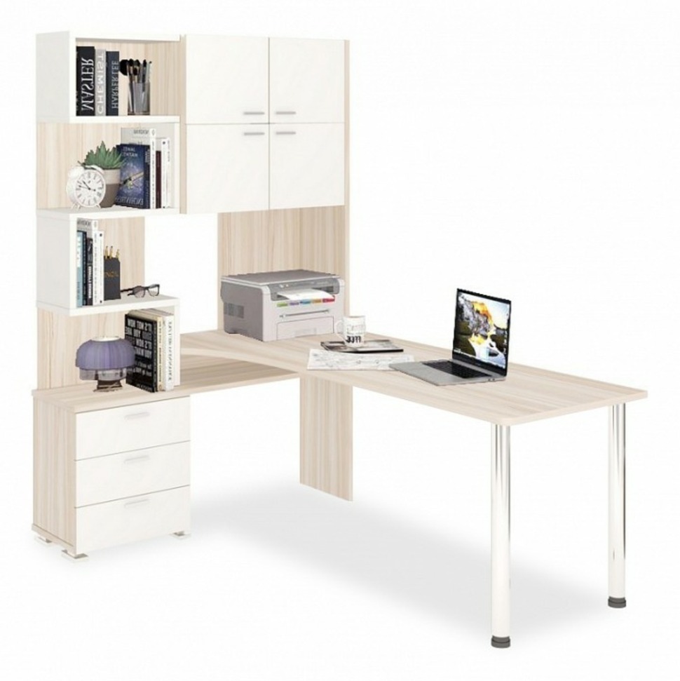 Фото Стол компьютерный Домино СР-500М/190 MER_SR-500M-190-KBEK-LEV - интернет-магазин МегаТерем в Москве