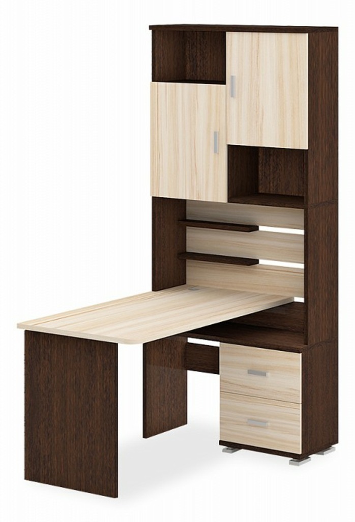 Фото Стол компьютерный Домино СР-720/140 MER_SR-720-140-VKK-PRAV - интернет-магазин МегаТерем в Москве