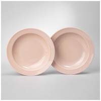 Набор тарелок суповых lefard tint 22,5 см (розовый) 2 шт. (48-872-1) 