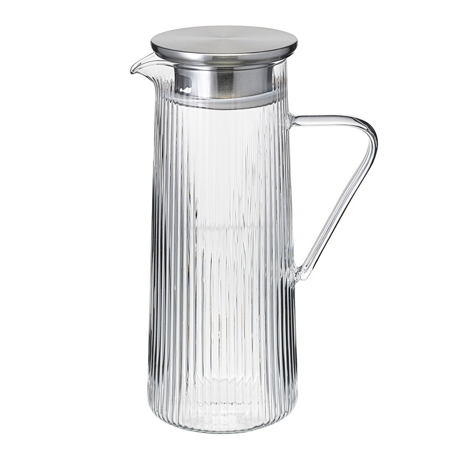 Фото Кувшин с крышкой soft ripples, 1,2 л (78674) - интернет-магазин МегаТерем в Москве