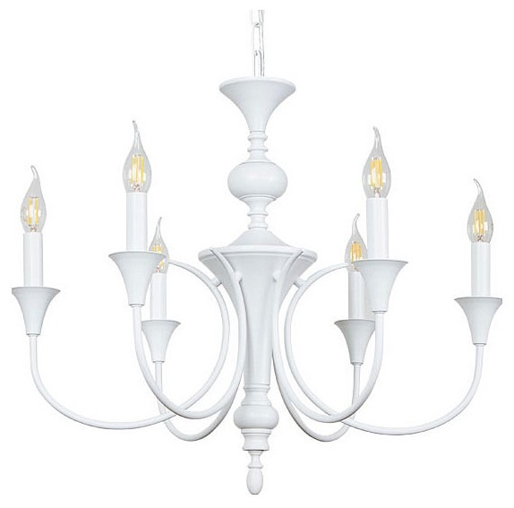 Фото Подвесная люстра Arte Lamp Collinetta A4094LM-6WH AR_A4094LM-6WH - интернет-магазин МегаТерем в Москве