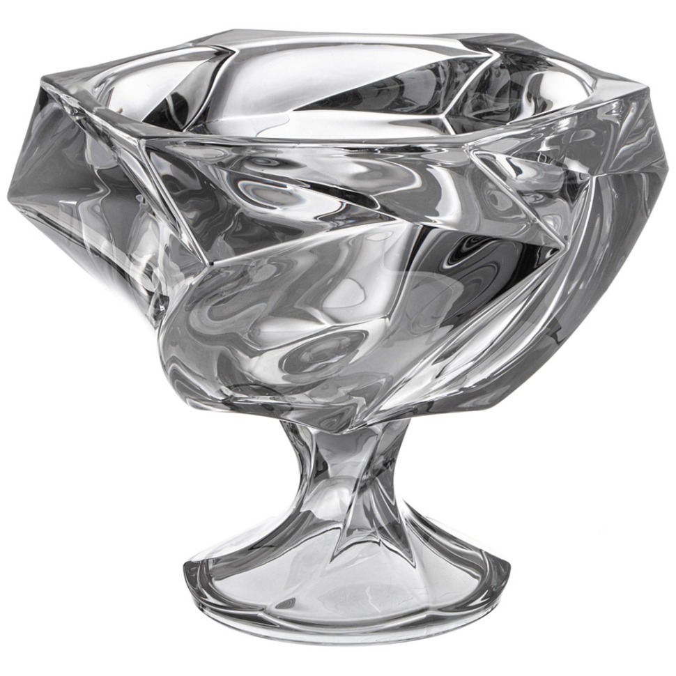 Фото Блюдо на ножке bohema  grey диаметр=26 см высота=22 см Lefard (195-220) - интернет-магазин МегаТерем в Москве