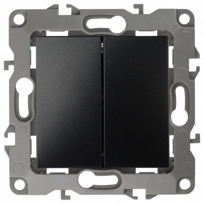 Переключатель перекрестный двухклавишный без рамки Эра Эра 12 12-1112-05 ER_B0065297