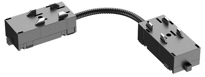 Фото Соединитель линейный для треков Denkirs Smart TR2103-BK DK_TR2103-BK - интернет-магазин МегаТерем в Москве