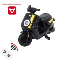 Детский электромотоцикл скутер с пультом управления NIU MQi+ Sport 12V (AHL012-BLACK)