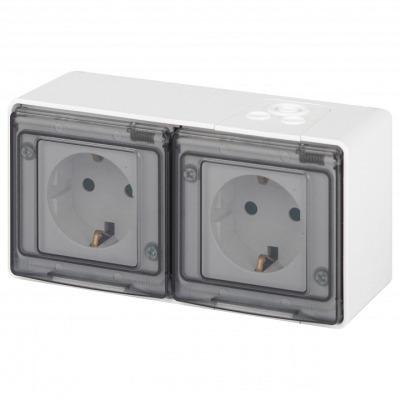 Розетка с заземлением с крышкой Эра Эра Эксперт 11-2503-01 ER_B0063264