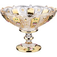 Конфетница "lefard gold glass" 19,5*19,5 см. высота=15 см. (195-171)  Конфетница "lefard gold glass" 19,5*19,5 см. высота=15 см. (195-171)