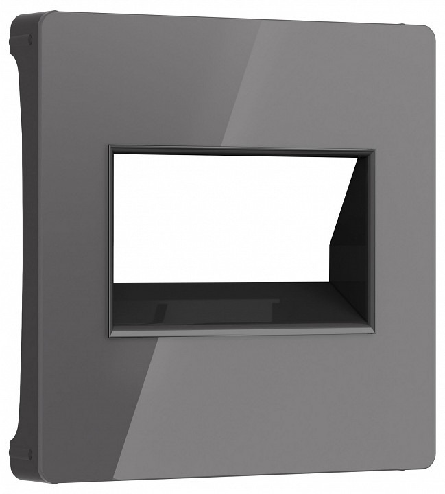 Фото Накладка для розетки Ethernet RJ-45 Werkel графит акрил W1191144 WRK_a064099 - интернет-магазин МегаТерем в Москве