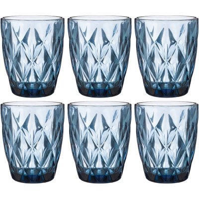 Набор стаканов "ромбо" из 6шт. серия "muza color" 240мл. / в=10 см Lefard (781-122)