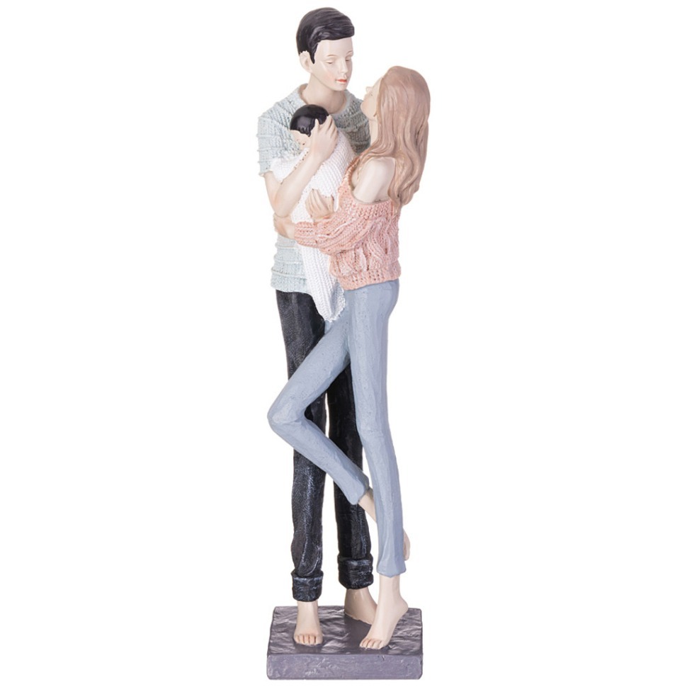 Фото Статуэтка семья 8,5*8,5*33,5 см Lefard (154-626) - интернет-магазин МегаТерем в Москве