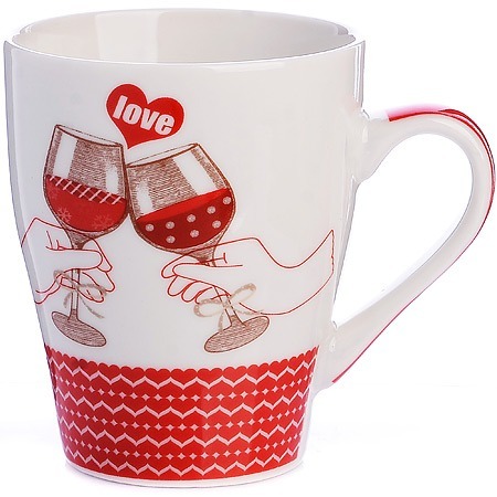 Фото Кружка 340 мл Love Story LORAINE (9-25974-4) - интернет-магазин МегаТерем в Москве
