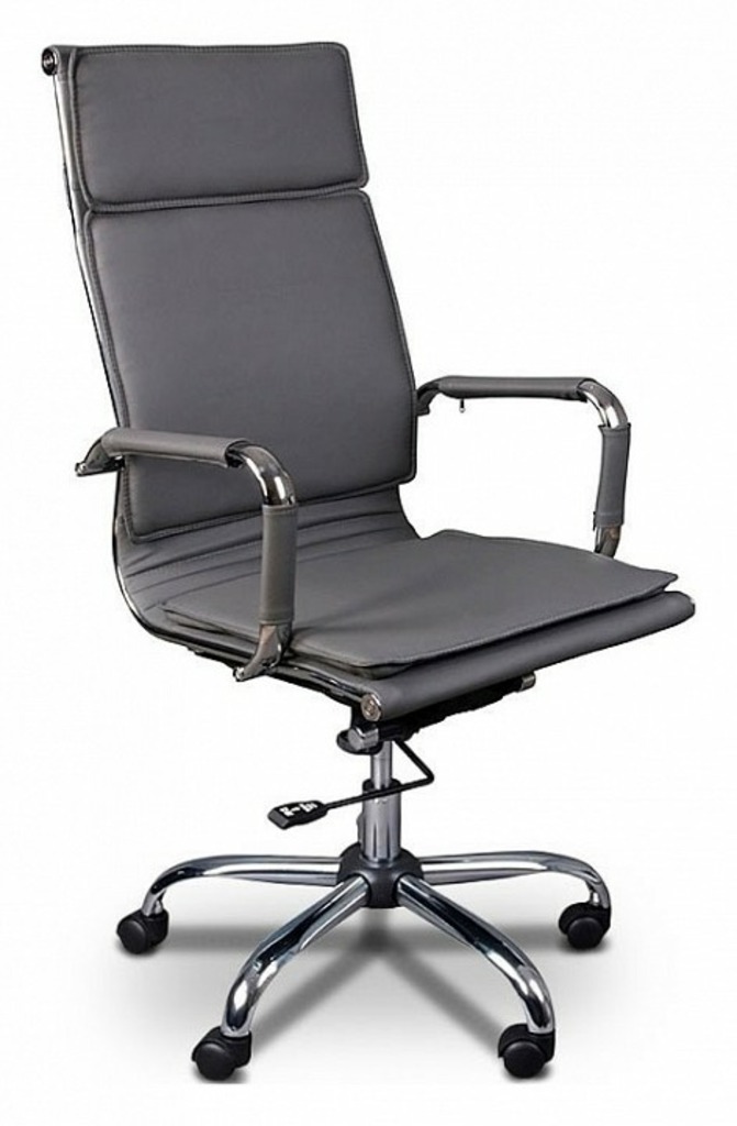 Фото Кресло компьютерное Бюрократ CH-993 серое BUR_CH-993_grey - интернет-магазин МегаТерем в Москве