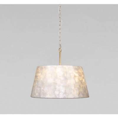 Подвесная люстра Eurosvet  101013/5 латунь/перламутр Smart EV_a071511