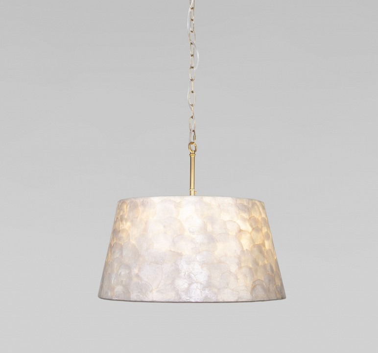 Фото Подвесная люстра Eurosvet  101013/5 латунь/перламутр Smart EV_a071511 - интернет-магазин МегаТерем в Москве