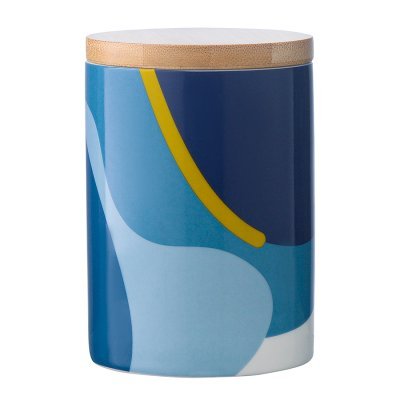 Банка для хранения синего ц...