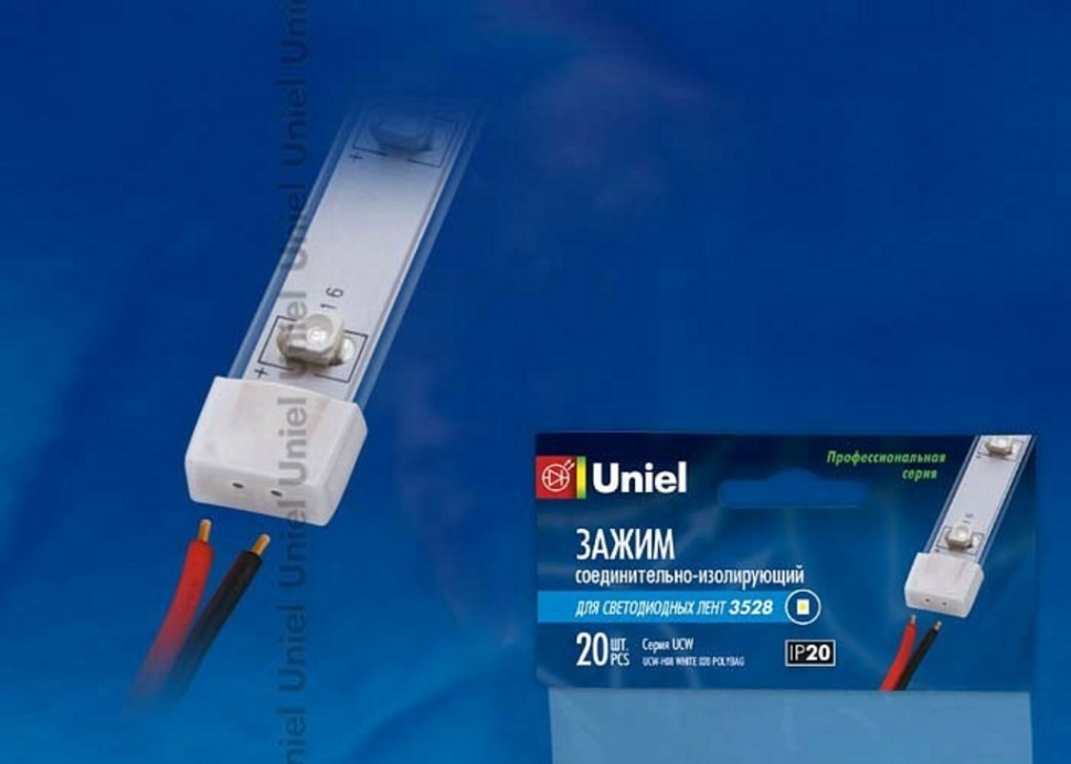 Фото Соединитель-заглушка универсальный Uniel  6678 UL_06678 - интернет-магазин МегаТерем в Москве