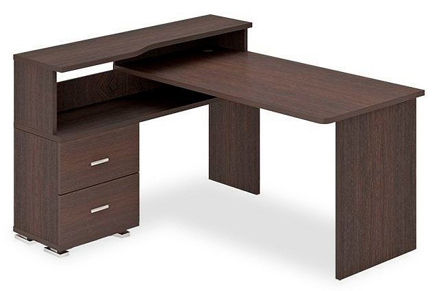 Фото Стол письменный Домино СР-620/140 C MER_SR-620-140-C-V-LEV - интернет-магазин МегаТерем в Москве